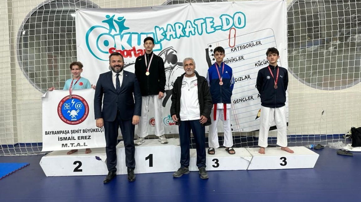 Okul Sporları Karete İl Şampiyonasında İstanbul 1.liği Elde Ettik
